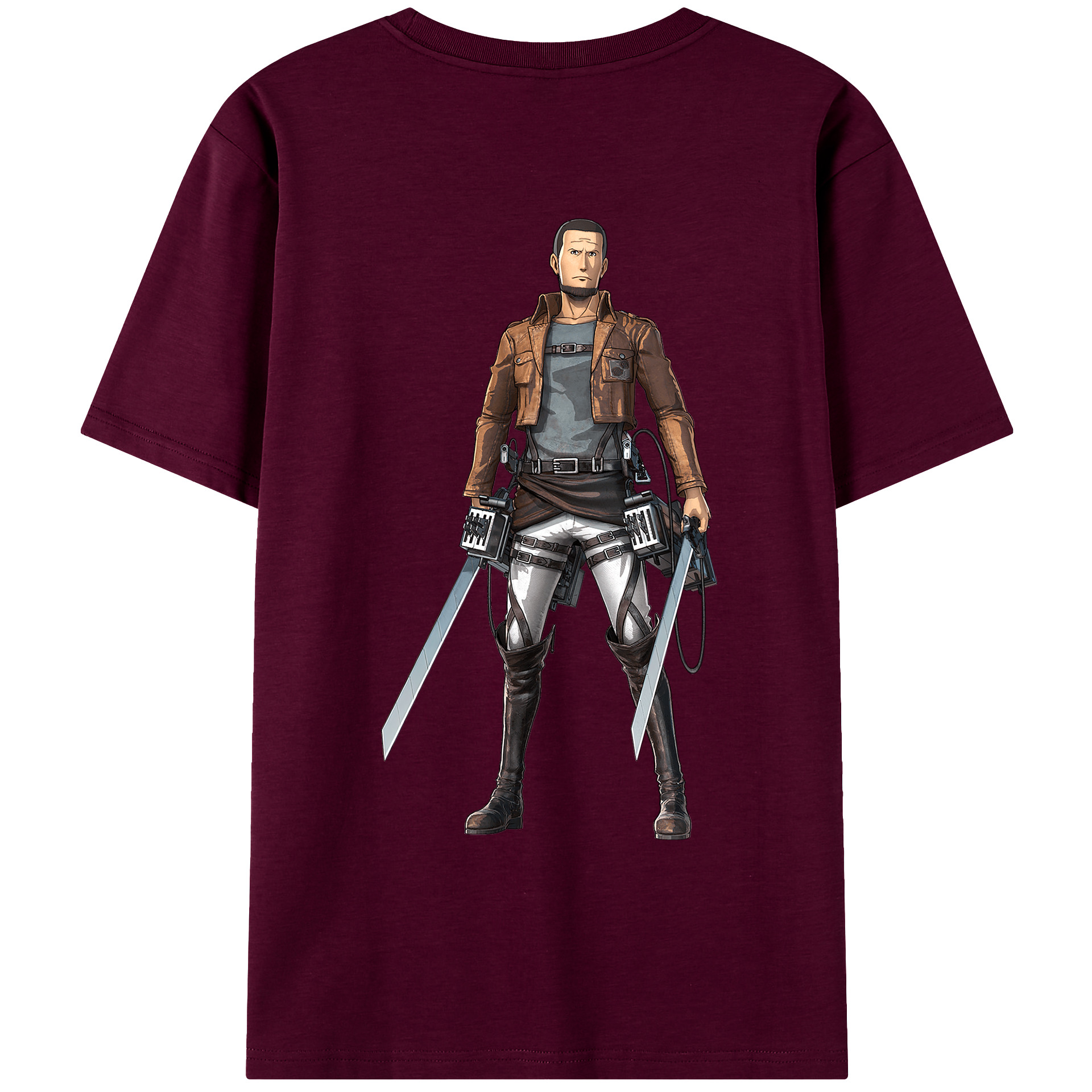 （画像用） 進撃の巨人 Attack on Titan レディース半袖Tシャツ(バックプリント)